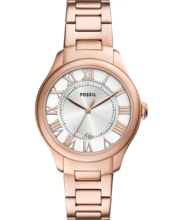 Ceas-bratara cu logo pe cadran, Auriu rose