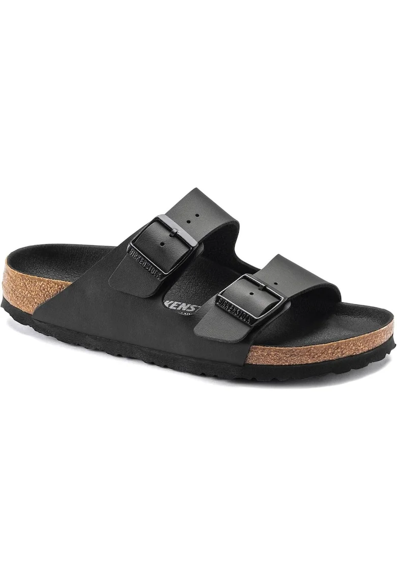 Slapi dama  Jozefina, piele vegana, talpa din pluta si cauciuc, culoare maro, stil de viata,