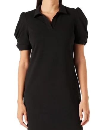 Rochie dama  mini, neagra, poliester, fara model,