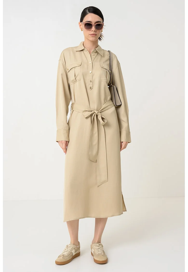 Rochie dreapta lunga, Maro nisip