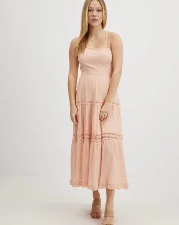 Rochie maxi evazata Safa