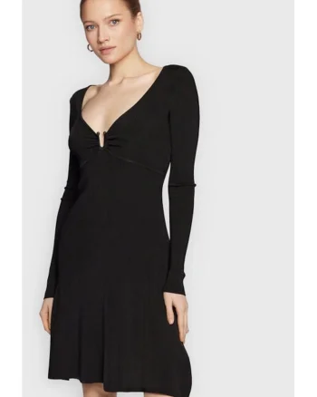 Rochie dama,  302104772, Negru, Viscoza, Negru