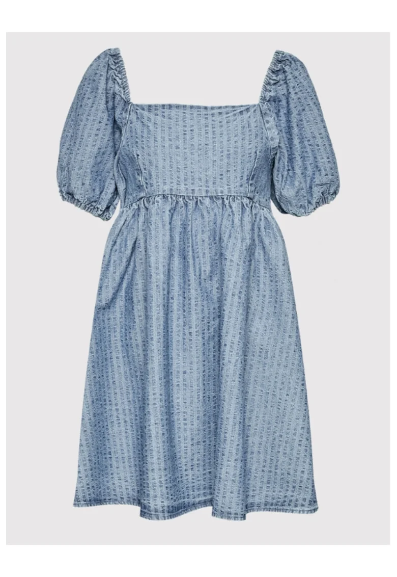 Rochie din denim dama,  300293379, Bumbac, Albastru