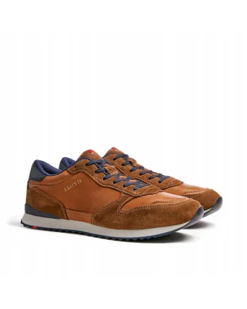Pantofi sport bărbați  EDMOND din piele naturală, maro, Maro