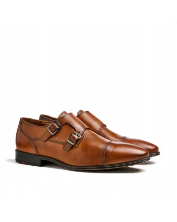 Pantofi  MAILAND piele, Maro