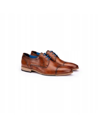 Pantofi eleganti barbati  GILROY din piele naturala, maro,