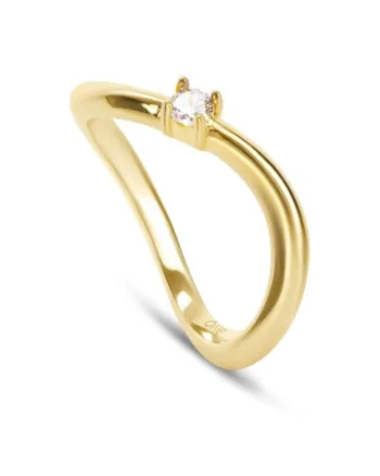 InelL decorat cu zirconou Infinity Solitaire