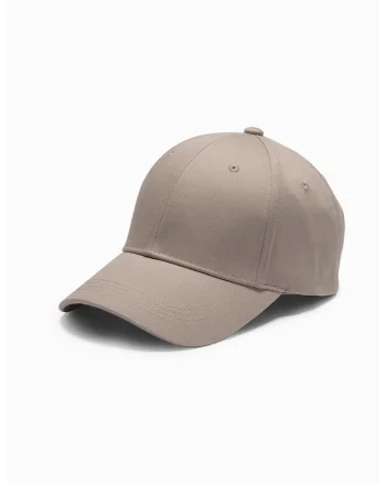Sapca ajustabila cu model uni, Maro taupe deschis