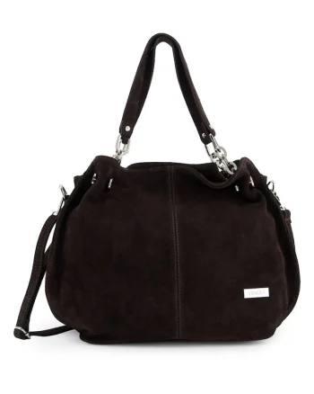 Geanta shopper din piele intoarsa