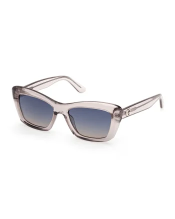 Ochelari de soare patrati cu model uni, Transparent