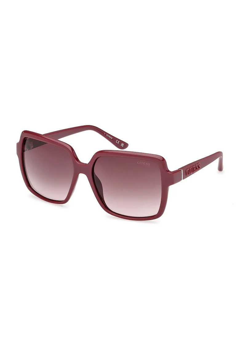 Ochelari de soare patrati cu lentile in degrade, Violet pruna