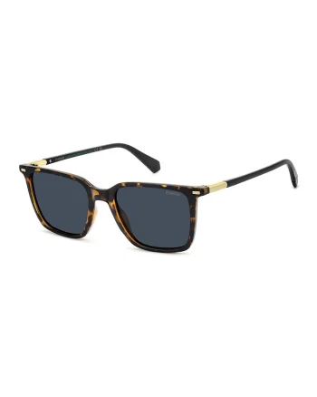 Ochelari de soare cu lentile polarizate, Auriu/Negru/Galben sofran