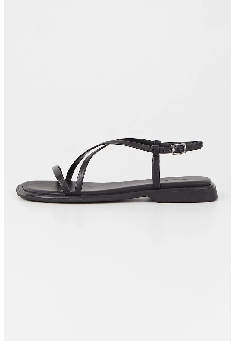 Sandale de piele cu catarama Izzy, Negru