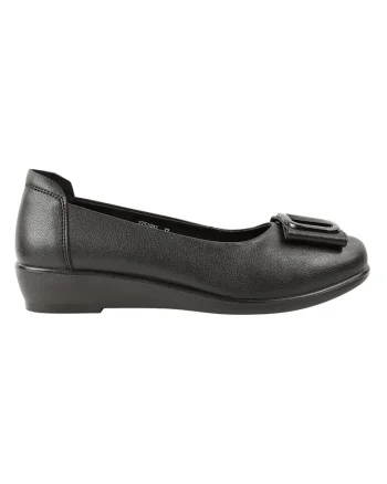 Balerini  2751902 negru, piele naturala, Negru
