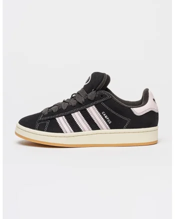 Pantofi sport Campus 00s de piele intoarsa, Negru/Roz