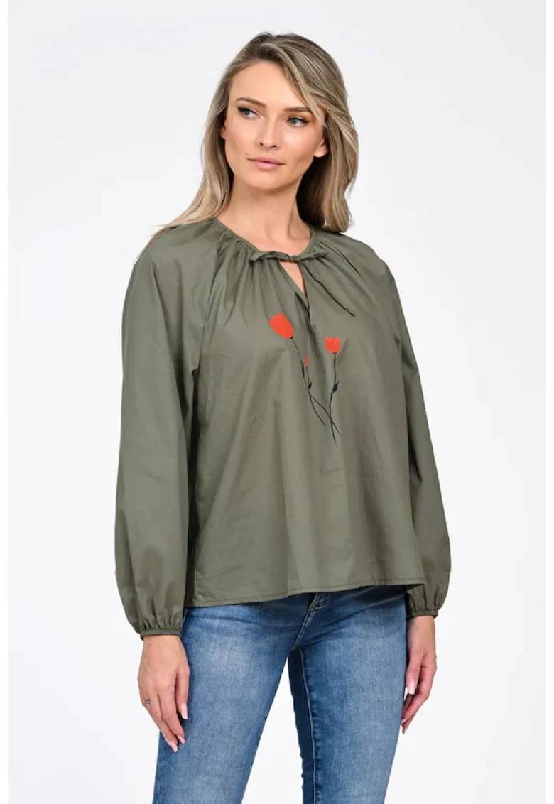 Bluza dama,  kaki, Verde