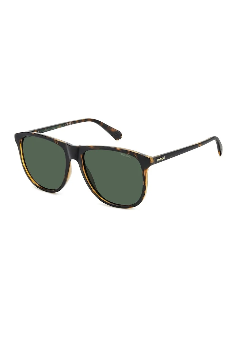 Ochelari de soare pantos cu lentile polarizate, Negru/Caramel