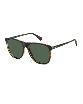 Ochelari de soare pantos cu lentile polarizate, Negru/Caramel