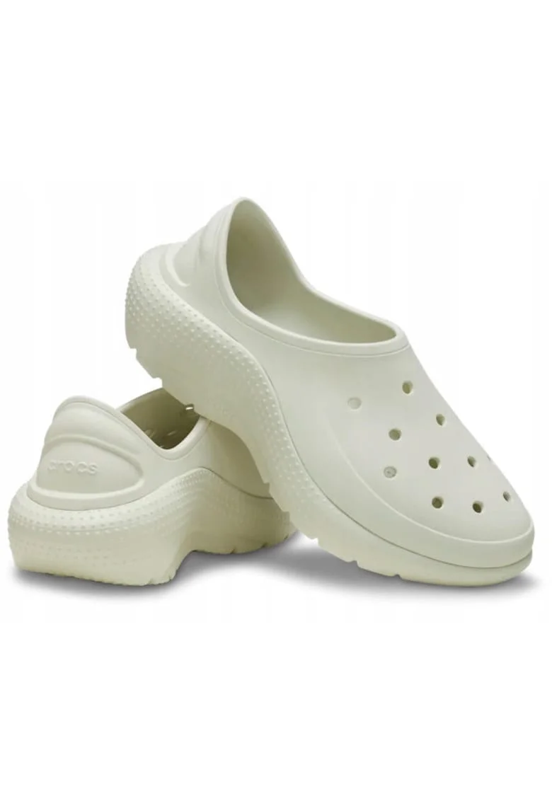 Saboti  Classic Sneaker, verde, material Croslite, talpa cu caneluri extinse,