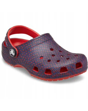 Saboti copii  Classic Jersey Clog, albastru, marime EU 34-35, material sintetic
