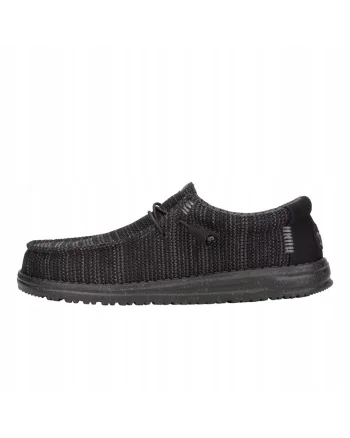 Mocasini Barbati Spuma EVA, Wally Stretch Sox, Negru, Negru