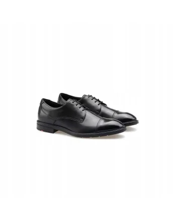 Pantofi derby barbati  X-Motion 150, piele naturala, Negru