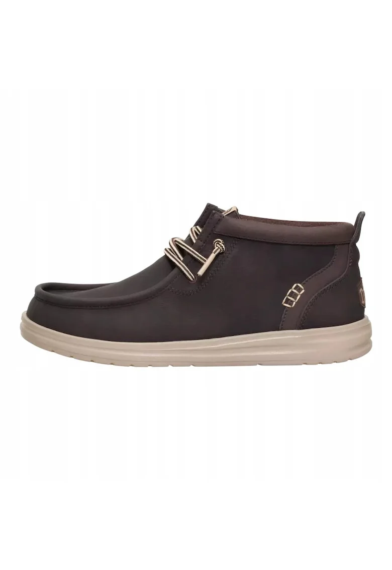 Mocasini Barbati Piele Ecologica, Spuma EVA, Wally Grip Classic, Maro, Maro