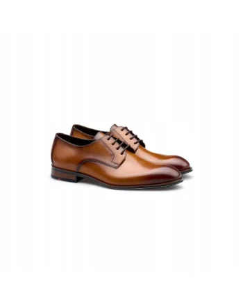 Pantofi derby  Core Plus 110, piele maro, Maro