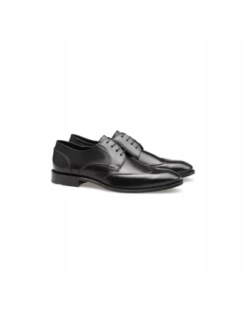 Pantofi derby  Nobel 140, piele negru, Negru