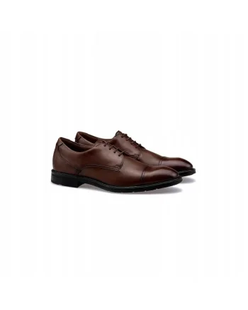 Pantofi derby  X-Motion 150, piele maro - 65987, Maro