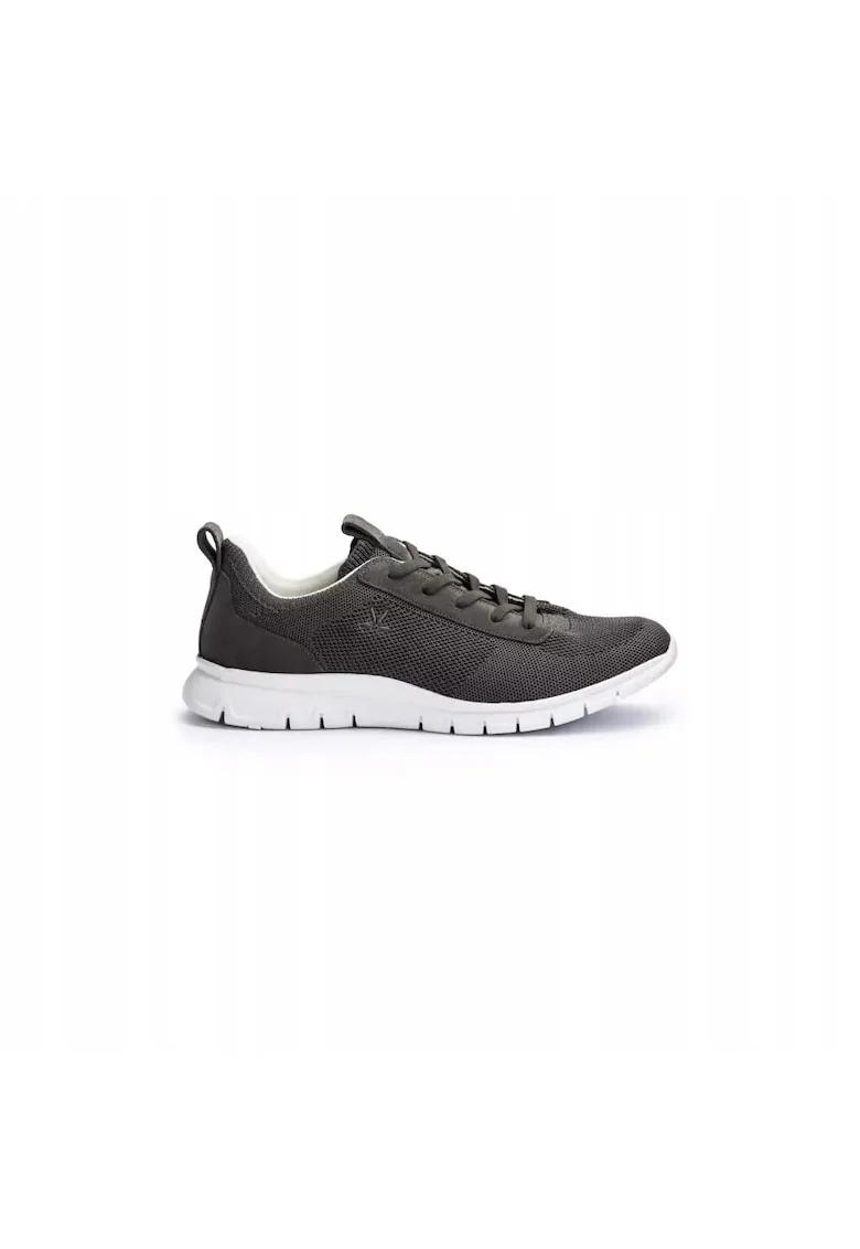 barbati URBAN, textil si piele intoarsa, gri inchis, Gri