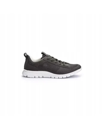barbati URBAN, textil si piele intoarsa, gri inchis, Gri