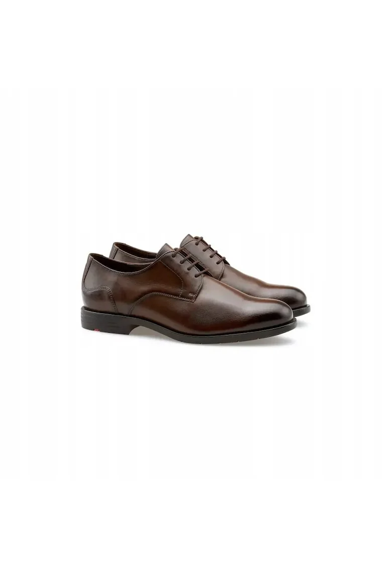Pantofi derby  Eezy 110W, piele, Maro