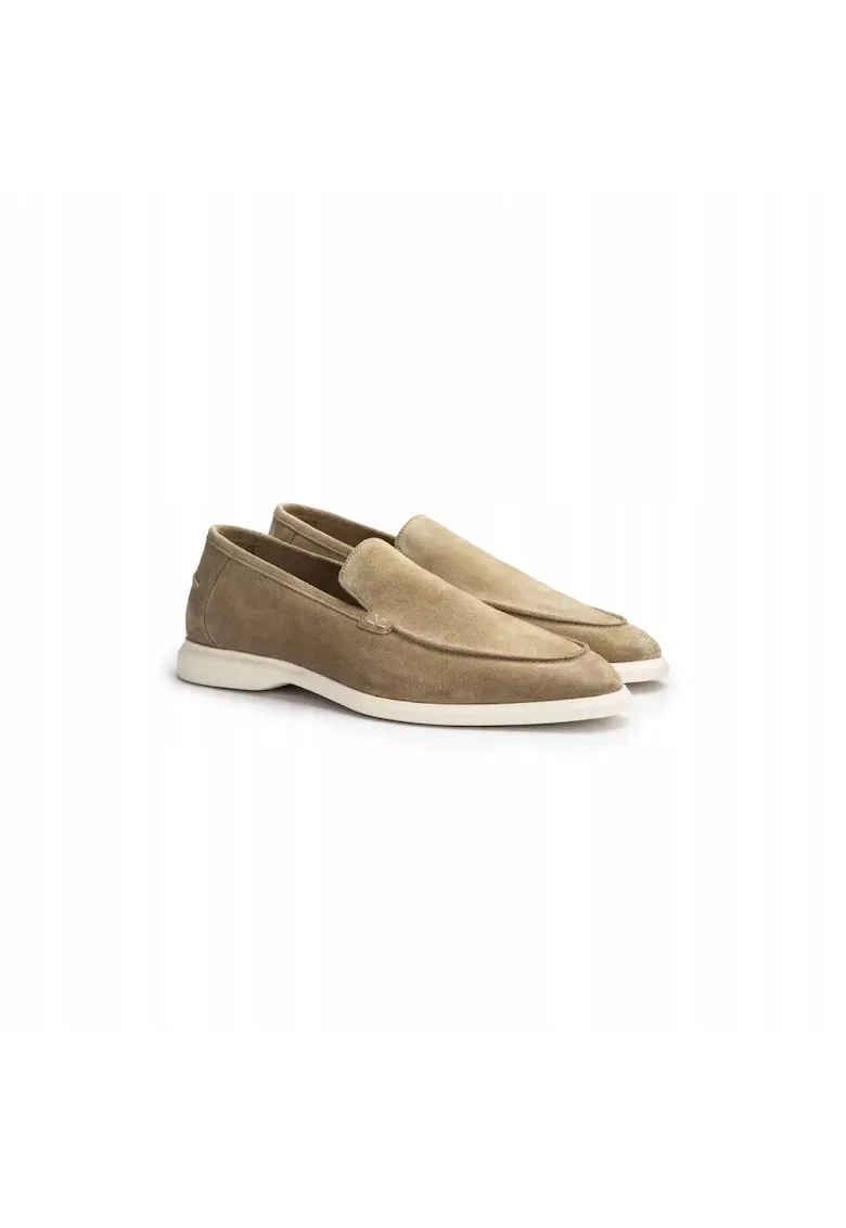Stride Flex, piele intoarsa, bej, Bej