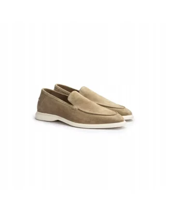 Stride Flex, piele intoarsa, bej, Bej
