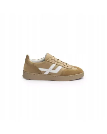 Sneakers femei BRAVA, piele, Maro