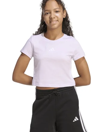 Top crop cu logo, Roz pal