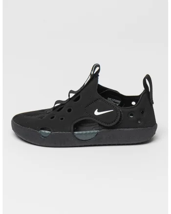 Pantofi cu velcro si decupaje, Alb/Negru