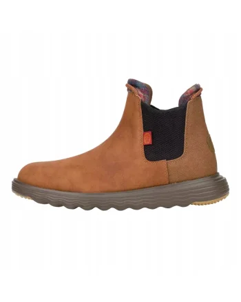 Ghete Chelsea de piele naturala pentru Barbati, Spuma EVA, Branson Classic, Maro, Maro