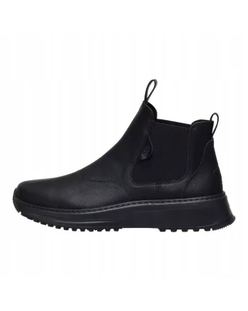 Ghete Chelsea de piele ecologica pentru Barbati, Classic Tahoe Chelsea, Negru, Negru