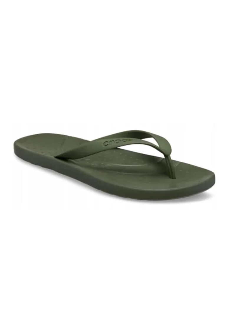 Saboti Barbati Spuma Croslite, Crocs 210089 Flip, Verde,