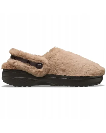 Papuci de casa calde pentru Femei, Classic Unfurgettable 211116 Clog, Maro,
