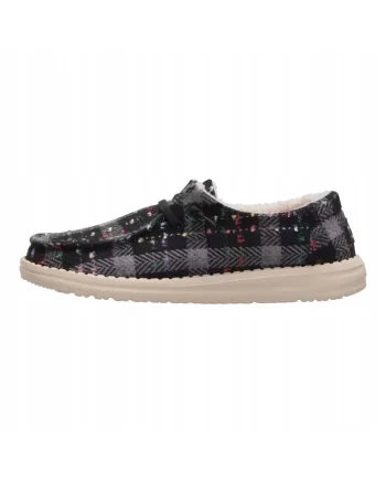 Mocasini izolati pentru Femei Spuma EVA, Wendy Confetti Cozy, Negru