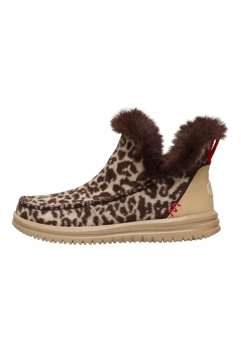 Femei  Camden Brushed Leopard Cozy, Maro, Maro
