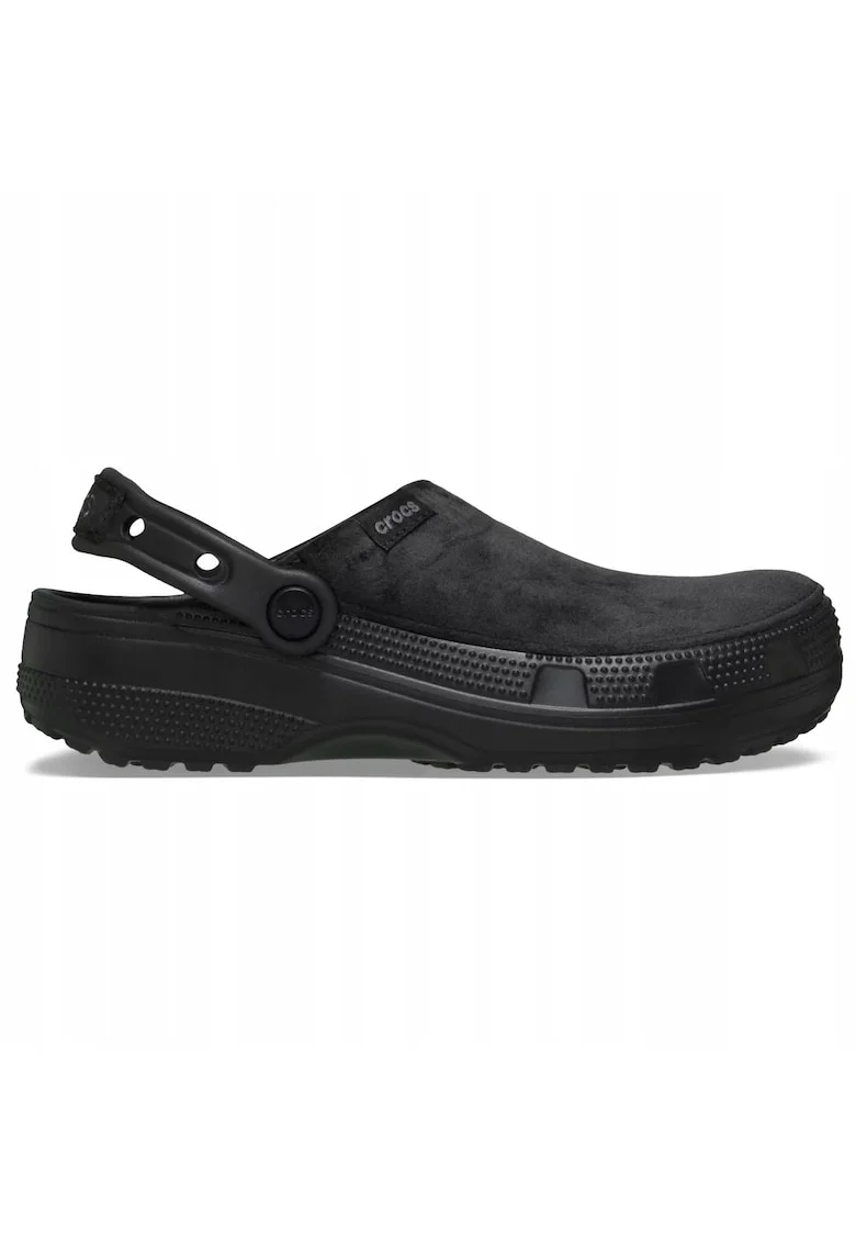 Saboti Femei Spuma Croslite, Classic Crfted Velvet 211931 Clog, Negru, Negru