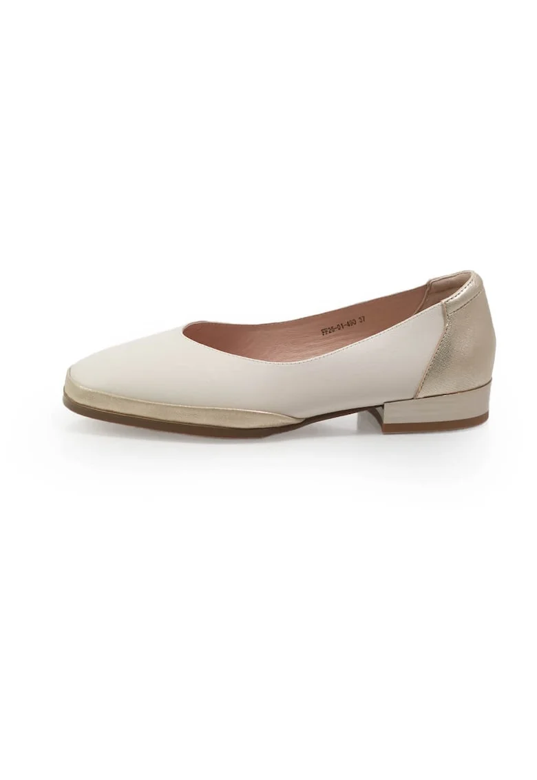 Pantofi  2601490 din piele naturala, Bej