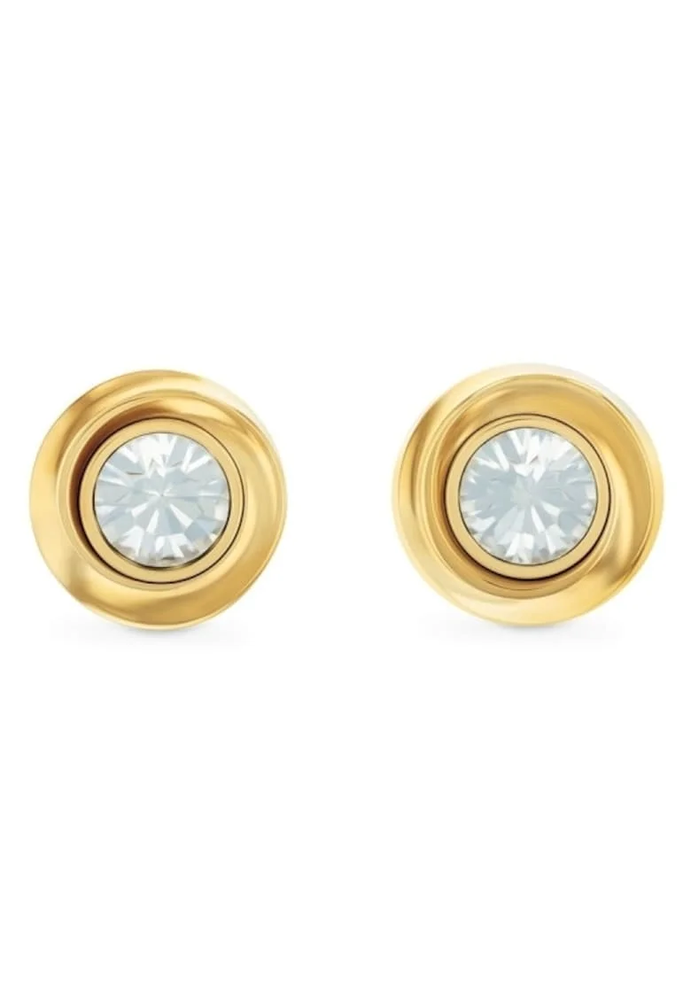 Cercei  stud cu cubic zirconia 35000772, Auriu