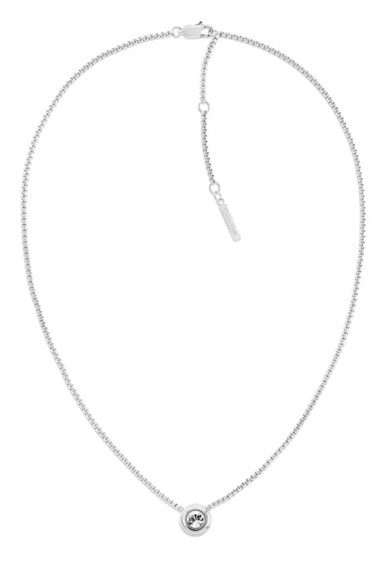 Colier  si cubic zirconia 35000769, Argintiu