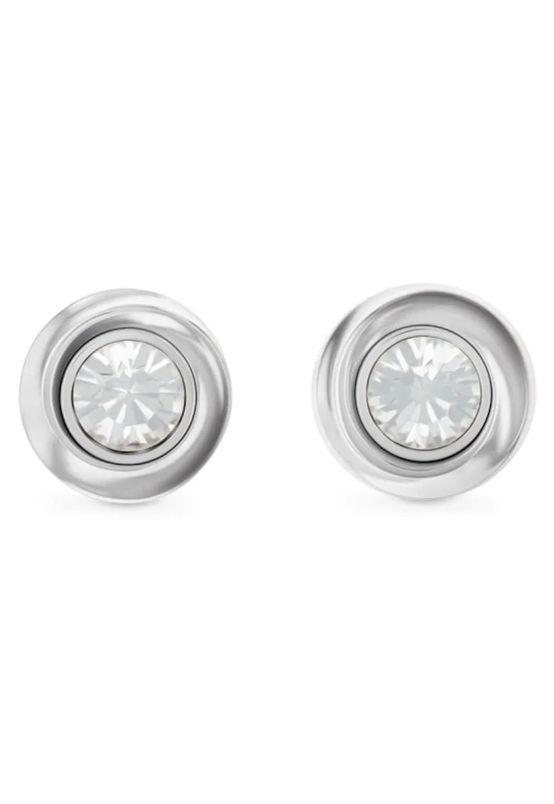 Cercei  stud cu cubic zirconia 35000771, Argintiu