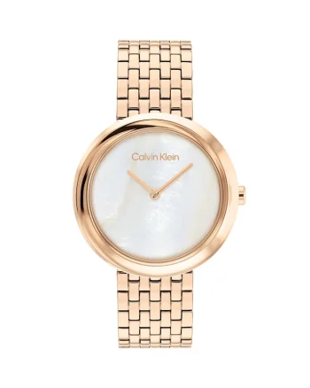 Ceas Dama,  Twisted Bezel 25200322, Auriu rose